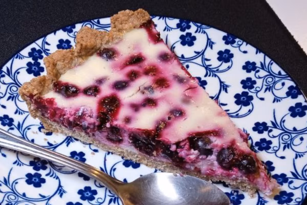 Finnish blueberry pie — Mustikkapiirakka